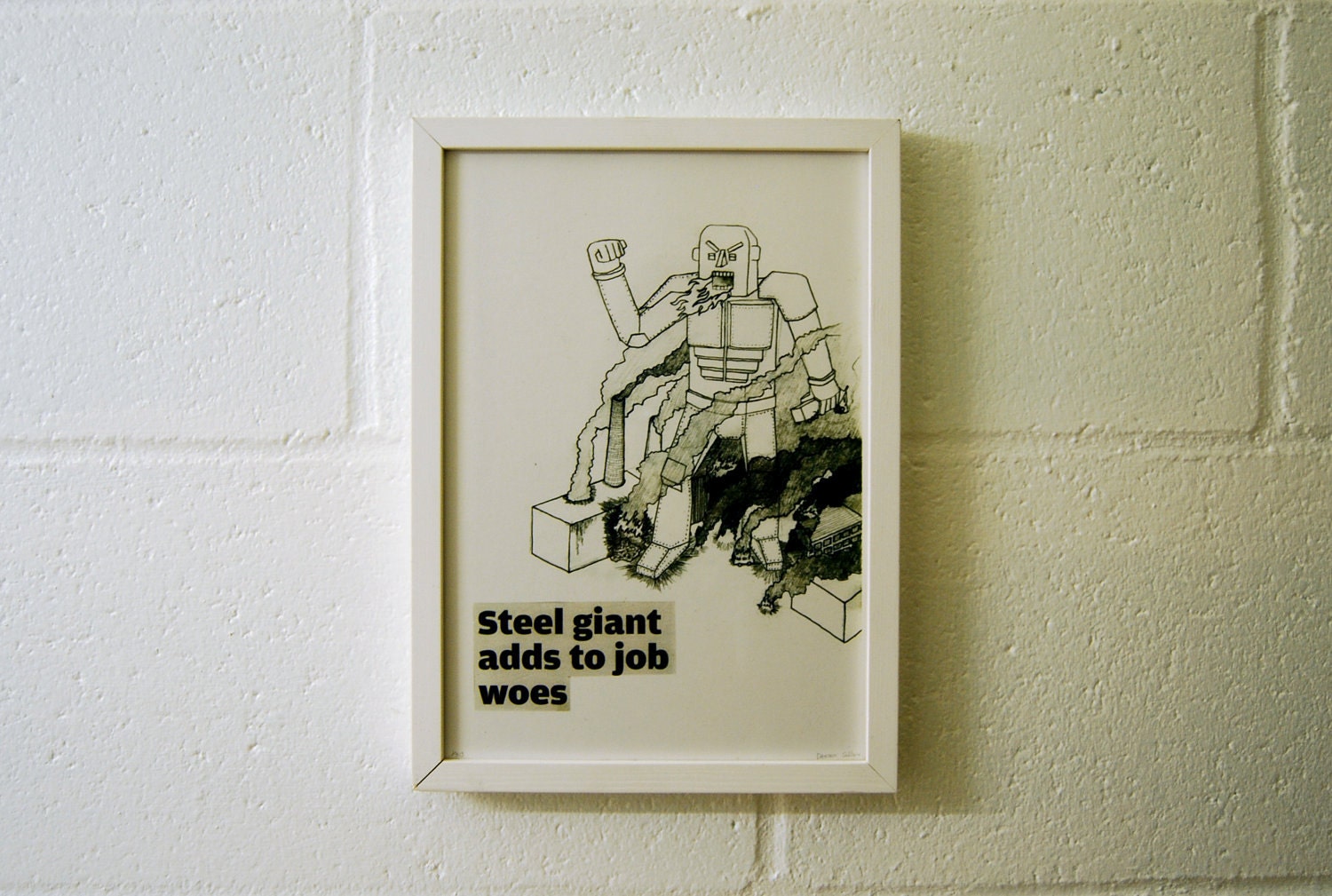 Steel Giant (2009) - Darren Cullen. Limited edition giclee print.
