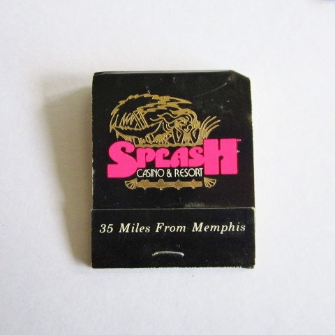 Vintage Book of Matches From Splash Casino & Resort