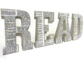 Teachers Gift - Gift for Book Lovers - Wood READ Letters