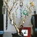 30" Gold Painted Jewelry Tree