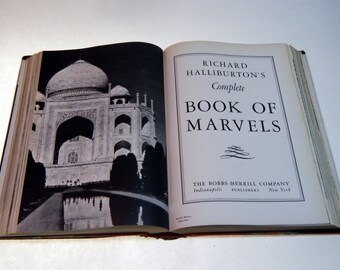 Book of Marvels, The Occident Richard Halliburton and Illustrated