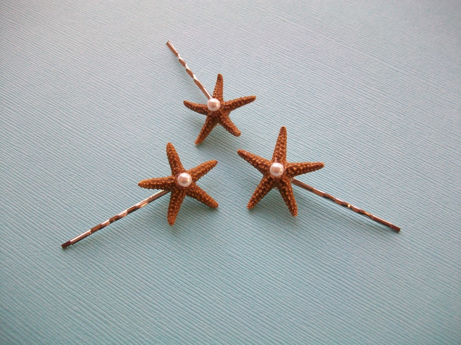 Wedding Starfish Bobbie Pins