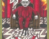 Twin Peaks Tarot Man from Another Place postcard PRINT