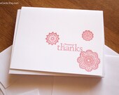 Thank you notes set of 15 - Wedding or Baby shower - Envelopes included
