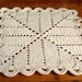 Granny square rug crochet area rug 80x80cm / 31x31 inch cream (off white)