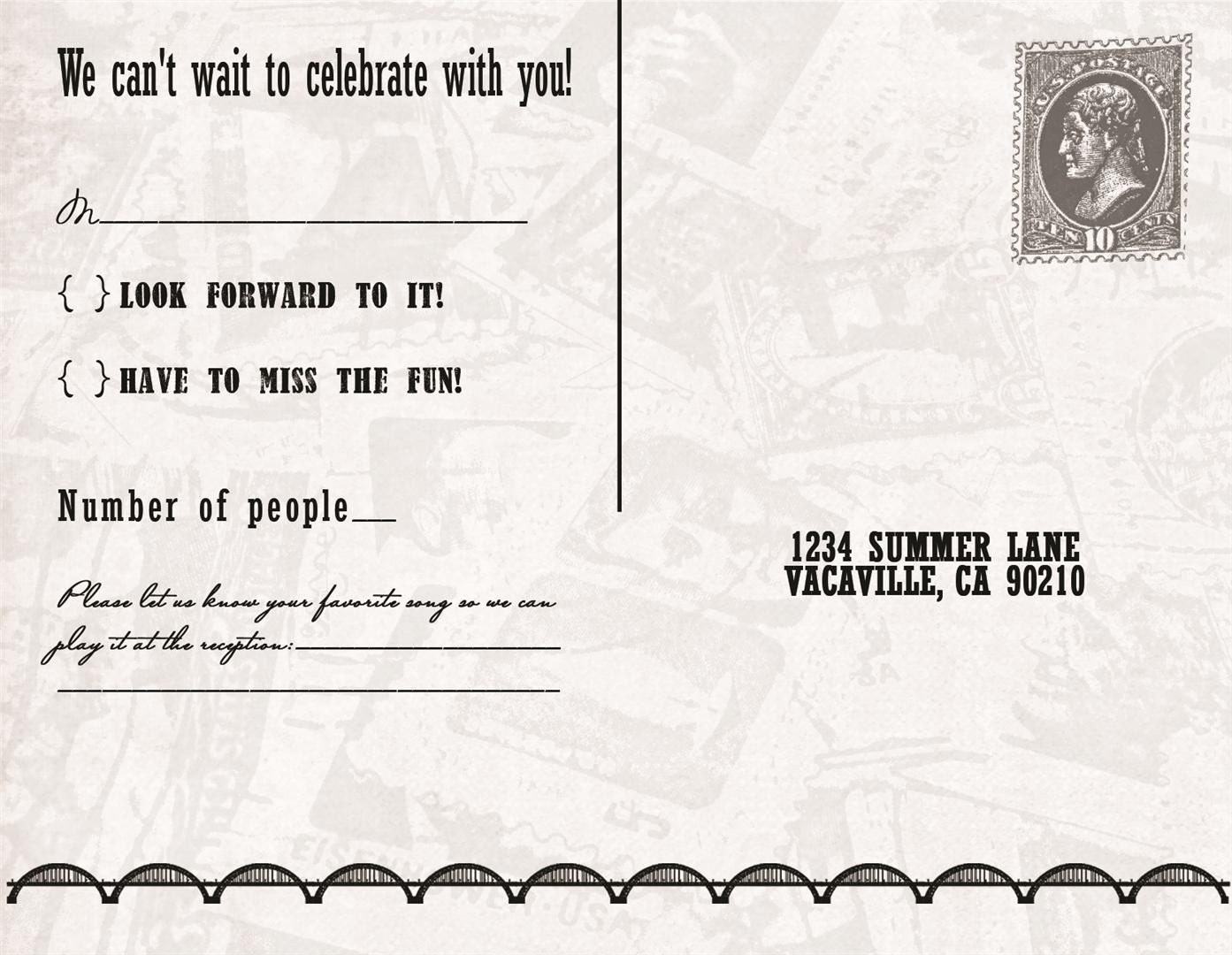 Wedding Invitation Sample Packet