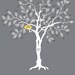Custom Love Birdies 12" x 18" Wedding Tree - With Ink  and Instructions