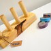 Washi Tape Organizer - Wood Masking Tape Holder - Eco friendly Japanese Tape Dispenser for 20 rolls - tape display