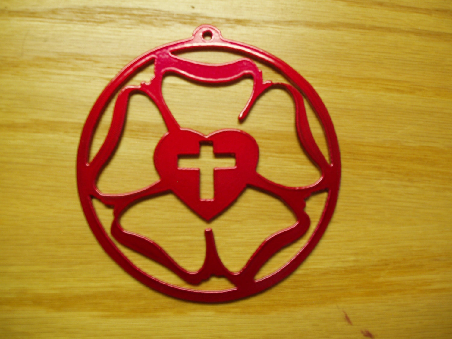 Luther's Rose - Metal Ornament