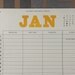 50% Off: 2012 Letterpress Wall Calendar -- Wood Type