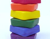 Square Chubbie Crayon set of 6 crayons by Scribblers Crayons