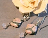 Pink & Black Jasper Scrolls