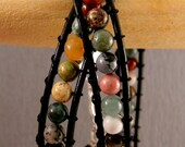 Multi-bead Leather Wrap