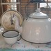 Extra Large Enamelware Tea Kettle