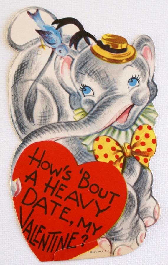 elephant valentines teddy