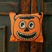 Halloween Vintage Pumpkin Jack O Lantern Door Hanger