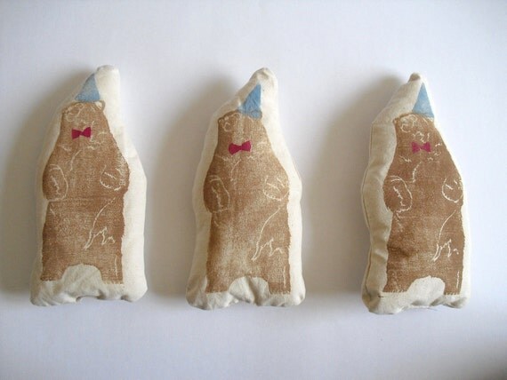 Decorative Animal Pillow- Grizzly Bear