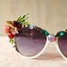 Vintage Quirky Rhinestone and Fruit Sunglasses