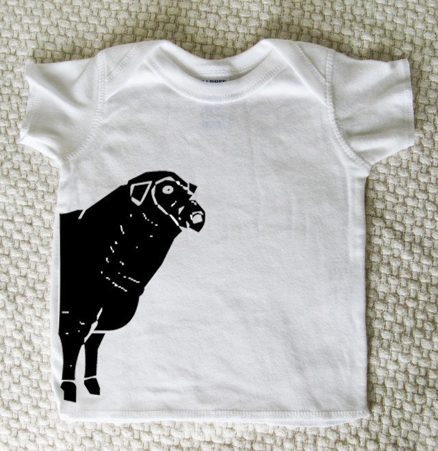 A lil black sheep White Toddler Tee