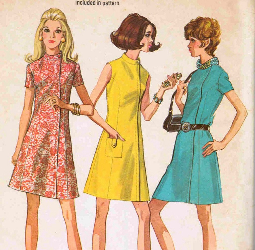 1970 Dress Pattern McCalls 2438 Bust 31.5