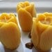 Beeswax Tulip Candle, set of 3 - Gift for Gardener, Mom, Teacher