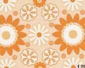 Happy Mochi Yum Yum, Fiji in orange, 1/2 yard