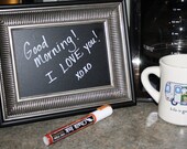 2 Chalkboard Labels for Frames  5 x 7 inches