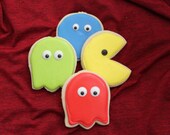 Pacman Sugar Cookies