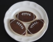 Football Sugar Cookies