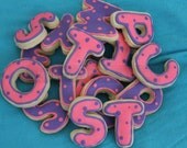 Alphabet Sugar Cookies