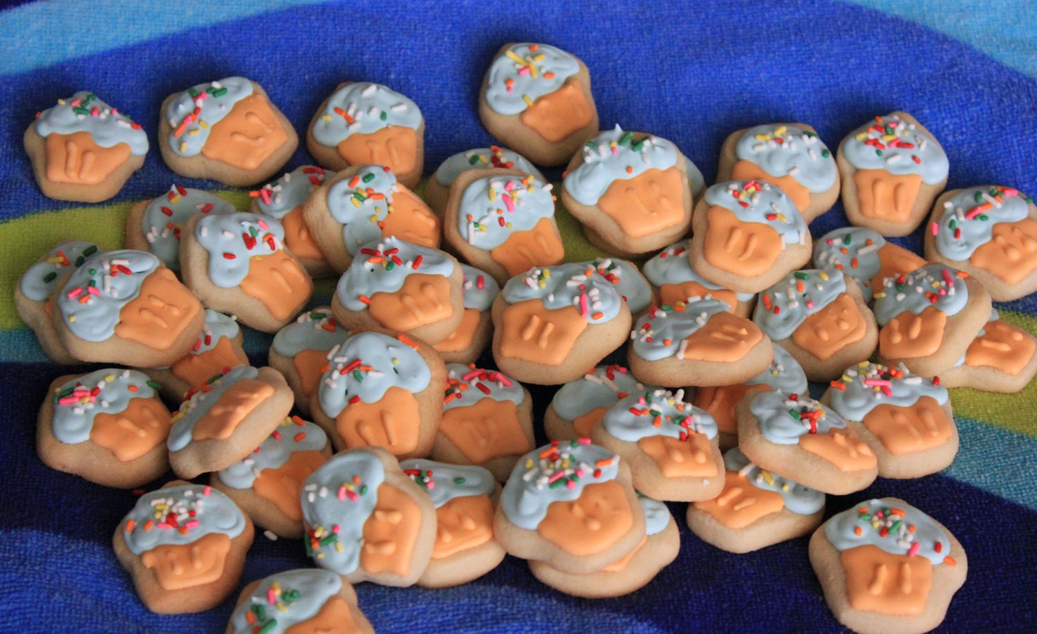 Sprinkled Cupcake Mini Sugar Cookies,8 dozen