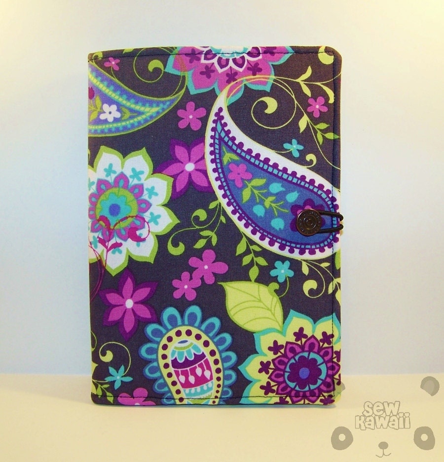 Kindle Fire HD, Kindle Fire, Kindle Touch, iPad Mini, Nook, Nexus 7, Paperwhite, ipad Padded eReader Case Cover: Modern Paisley ANY eREADER