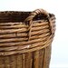 Large Woven Basket - Vintage Basket with Handles Rustic Storage, Laundry Basket, Planter