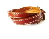 Multi Wrapped Brown Leather Bracelet