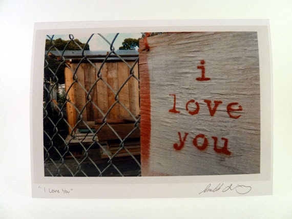 I Love You Photo Greeting Card - San Francisco