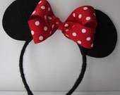 1 Minnie Mouse Ears Red Bow Il_170x135