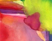 Art Print, Abstract Painting, Cocoon,