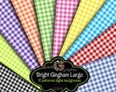 Gingham Party Paper, Gingham Paper, Gingham Digital Paper, Background Paper, Digital Paper, Instant Download Il_170x135