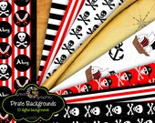 Pirate Paper Pirate Party Paper Pirate Digital Paper Pirate Printable Treasure Map Pirate Ship Instant Download Il_170x135