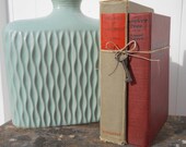 Vintage Bundle Of 2 Books With Skeleton Key