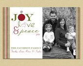 Holiday Joy, Love & Peace Photo Greeting Card Il_170x135