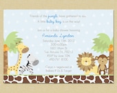 Jungle Dots Baby Shower Invitation Il_170x135