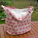Diaper Bag / Nappy Bag / Daycare Bag - Pink Elephants (Made to Order)