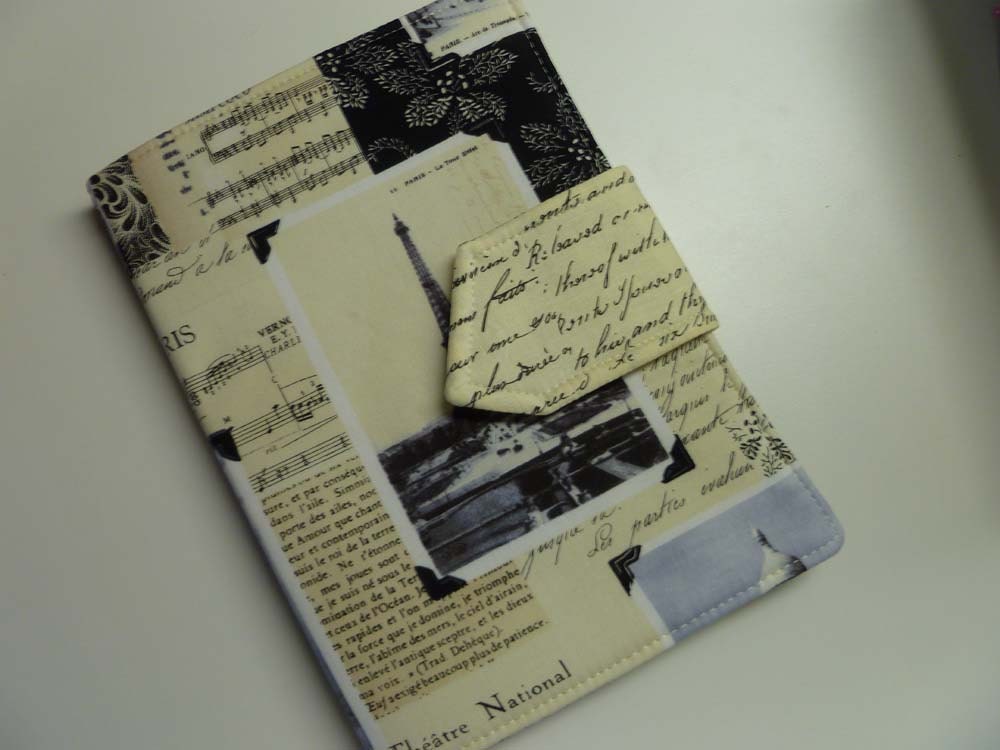 April In Paris eReader Cover Kindle Cover, Nook Cover, All Sizes FREE SHIPPING