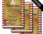 PIRATE BIRTHDAY PARTY - Printable Invites and Party Supplies - Skull & Crossbones