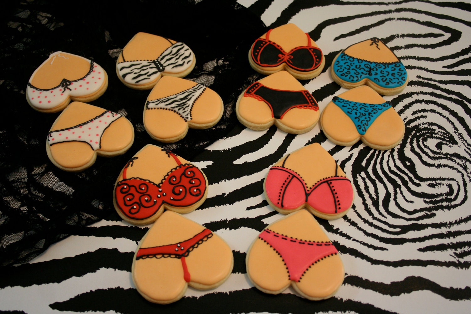 Lingerie Bachelor cookies 1 dozen