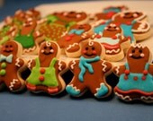 Gingerbread Man Mini's 3 dozen Christmas Sugar Cookies