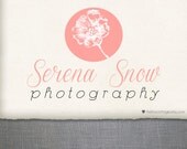 Premade Logo Design and Watermark - White Petals (No.213)