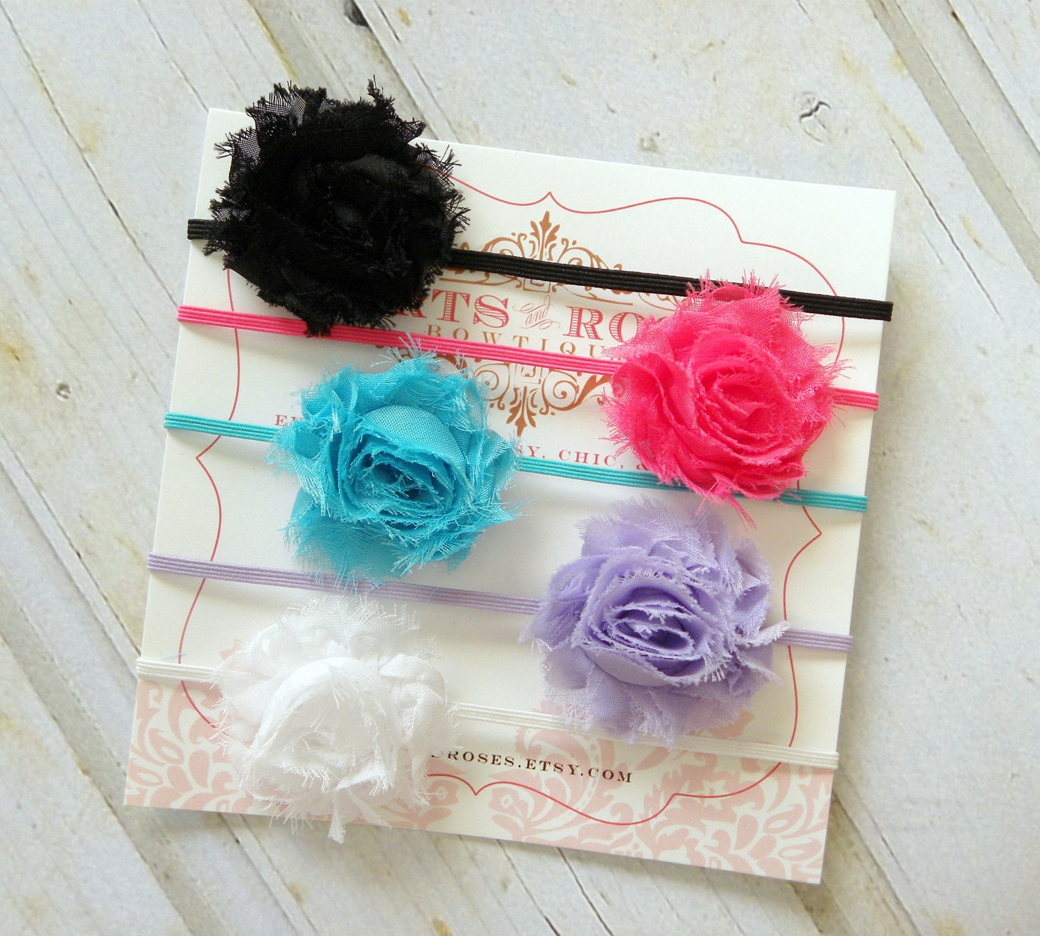 Pick 5 Baby Headbands-Mini Shabby Chic Baby Headbands.Newborn Headband.Baby Girl Headbands..Baby Headband..15% off ur order