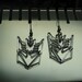 Transformer Inspired Autobot and / or Decepticon Acrylic Earrings